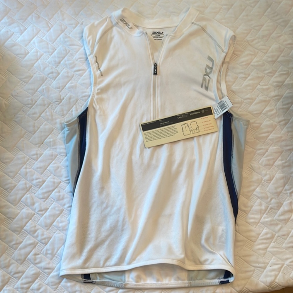 ZXU Men’s Endurance 3 Pocket Triathlon Cycle Top XL